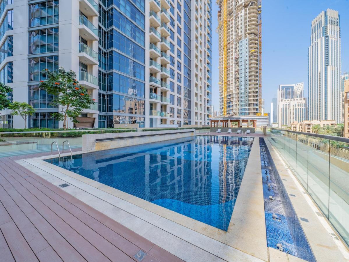 Nouveau Art Deco 3Br With Burj & Canal Views Dubái Exterior foto